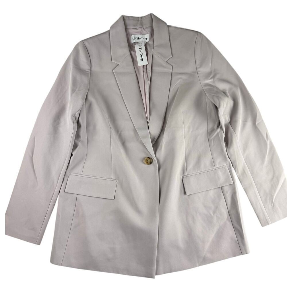 The Drop Blake Blazer - Women's XXS - Lilac Marble - Picture 3 of 5